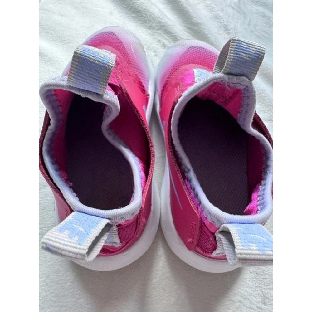 Nike Flex Runner Toddler Girls Slip On Sneakers Pink Purple Ombre Size 8C